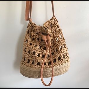 Woven Bucket Bag